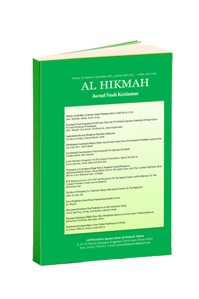 					View Vol. 14 No. 2 (2025): AL-HIKMAH : Jurnal Studi Keislaman
				
